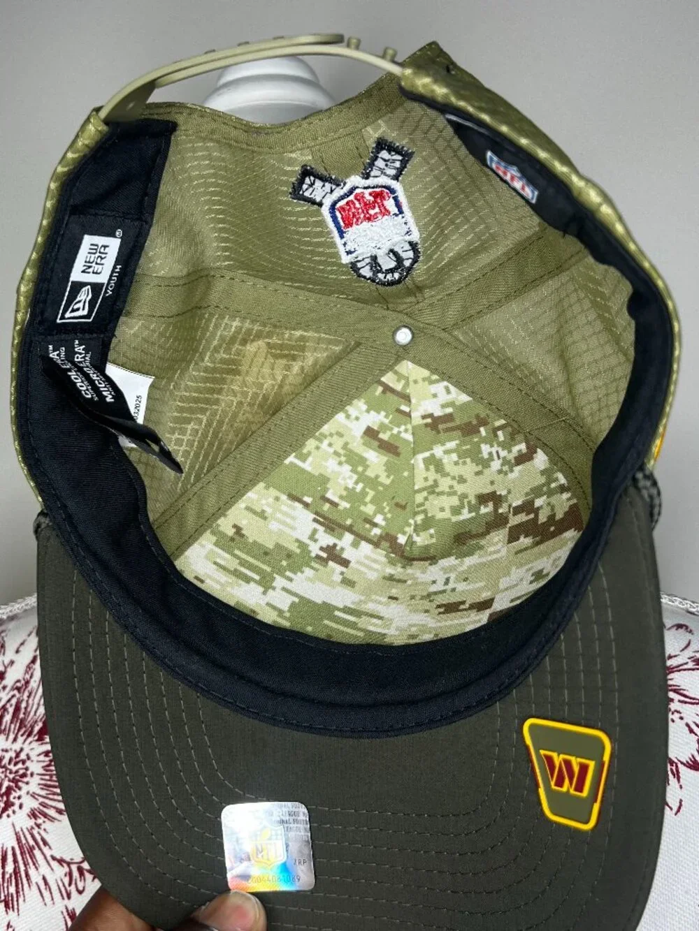 Washington Commanders Youth Adjustable Hat NFL Football Cap EUC